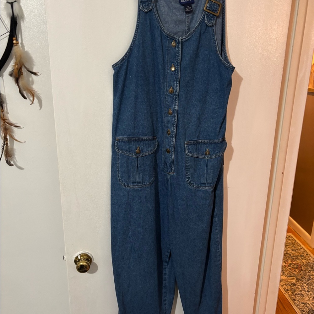 Women's Blue Denim Jumpsuit